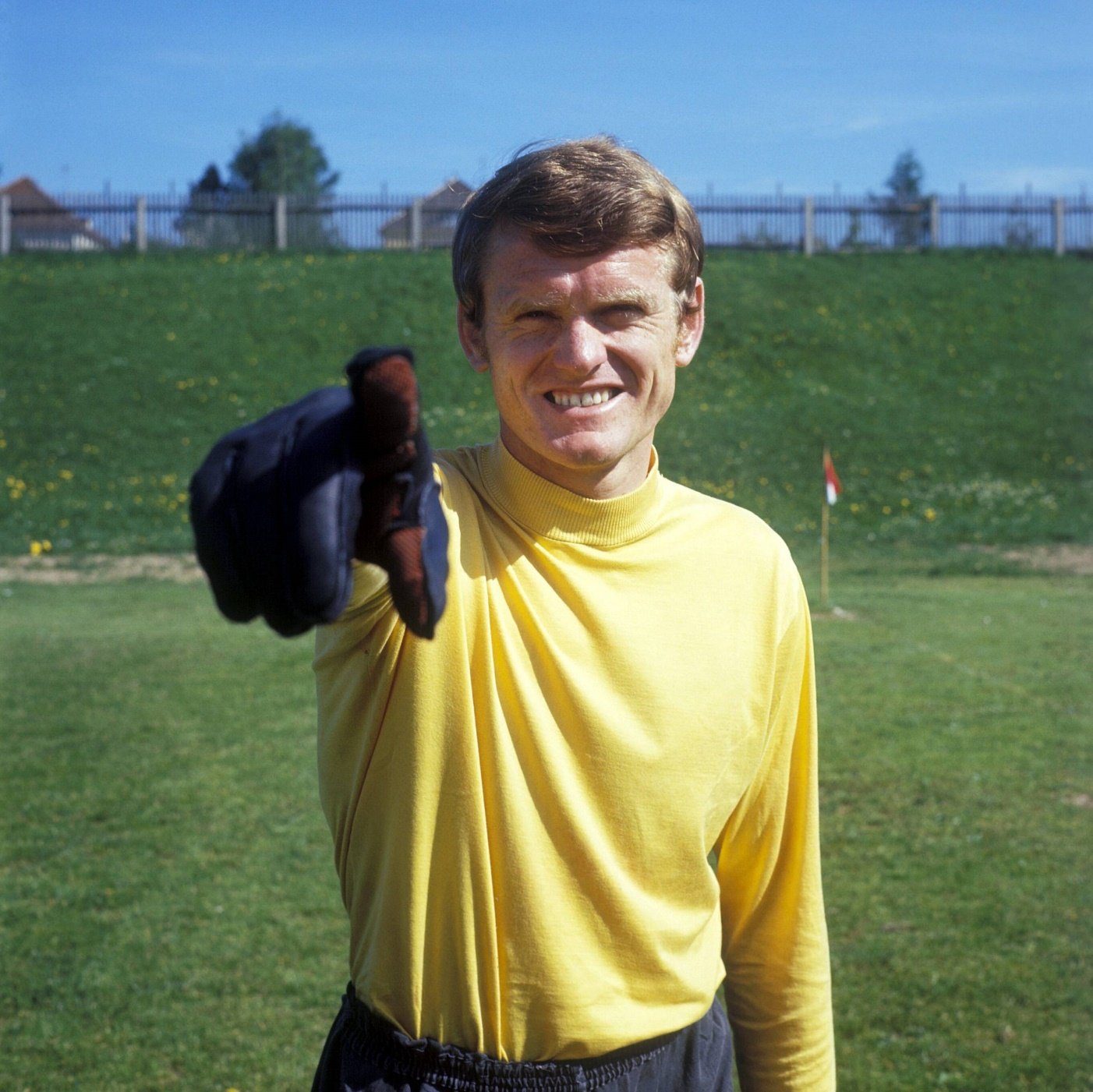 Sepp Maier in July 1965 in the FC Bayern Munich shirt