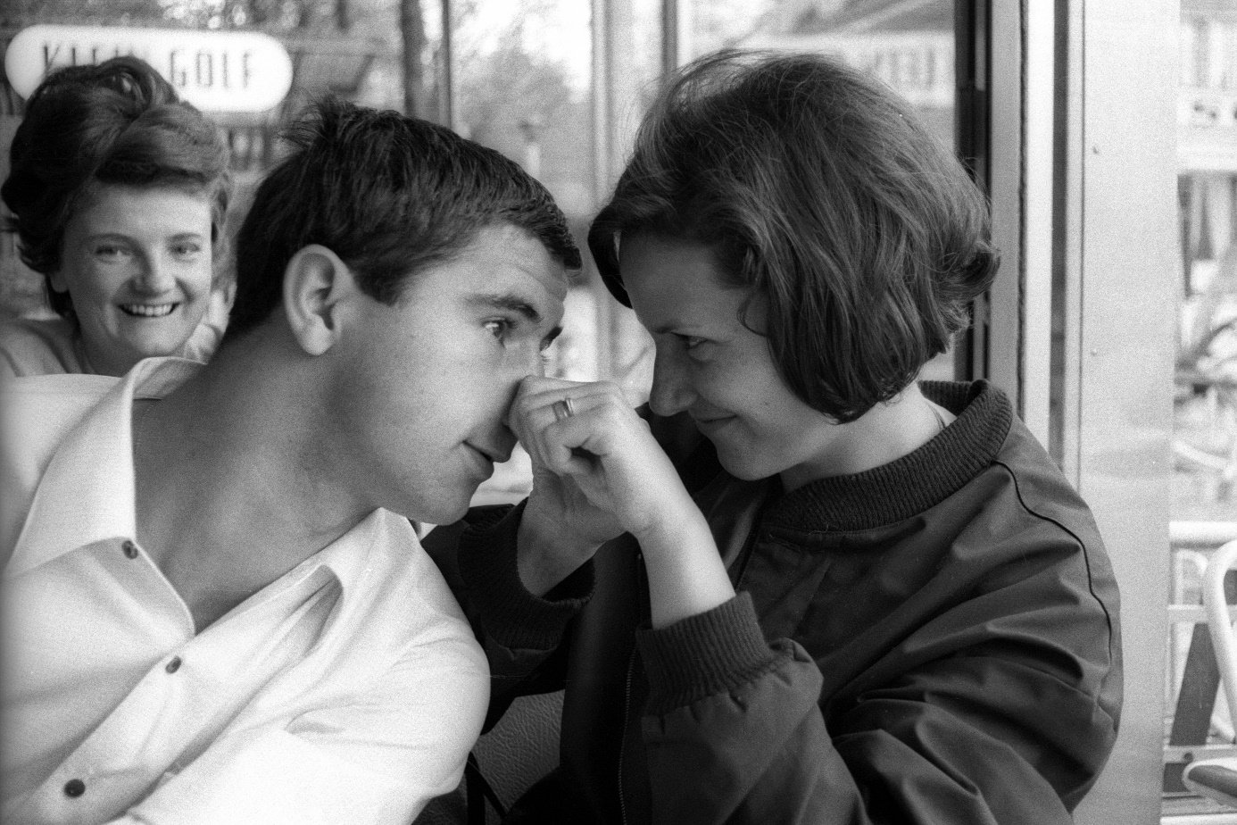 Gerd Müller mit Ehefrau Uschi Müller am 20.09.1965