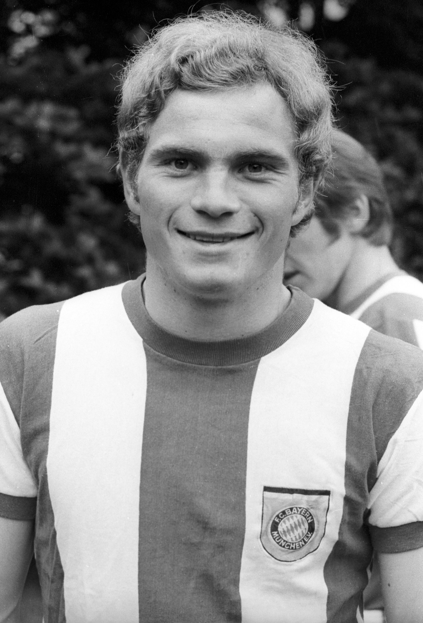 Uli Hoeneß as a junior in 1970 at FC Bayern